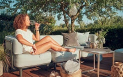 One Bar Element 3 Aufblasbarer Hocker Dark Grey -Camping im Freien 200978 2614124