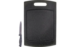 Steuber Schneidebrett Granit Design 29 X 20 Cm Inkl. Schälmesser 19 Cm