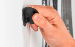 Silwy® Flex Magnethaken Inkl. Metall-Nano-Gel-Pads 5 Cm 8-tlg. Schwarz -Camping im Freien 297701 2083202