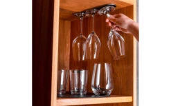 Silwy® Metall-Leiste 25 Cm Mit Ledercoating Black -Camping im Freien 336500 2618273 1