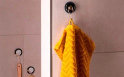 Silwy® Clever Magnethaken Inkl. Metall-Nano-Gel-Pad 5 Cm 2 Tlg. Schwarz -Camping im Freien 336851 2581283