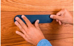 Silwy® Metall-Leiste 25 Cm Mit Ledercoating Black -Camping im Freien 337235 2618240 1