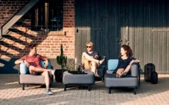 One Bar Element 3 Aufblasbarer Hocker Light Grey -Camping im Freien 365726 2614070 2