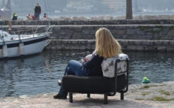 One Bar Element 1 Aufblasbarer Sessel / Sitzelement Light Grey / Green -Camping im Freien 365732 2413676 2