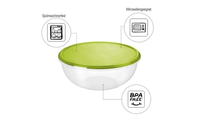 Rotho Kühlschrankdose Rondo Rund 6 Liter 1 Rotho Kühlschrankdose Rondo Rund 6 Liter