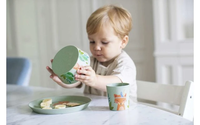 Koziol Organic Kids Set Kindergeschirr Set 3-tlg. Green 6 Koziol Organic Kids Set Kindergeschirr Set 3-tlg. Green – Bild 6