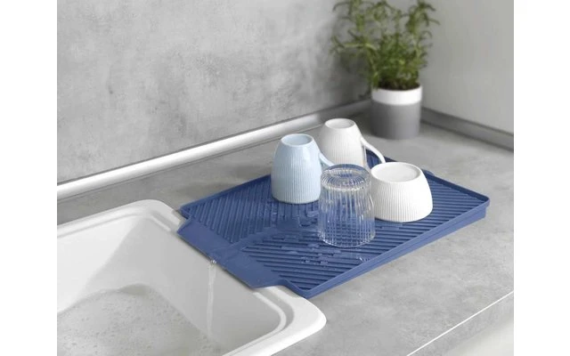 Wenko Linea Abtropfmatte 40 X 30 X 3 Cm Blau 5 Wenko Linea Abtropfmatte 40 X 30 X 3 Cm Blau – Bild 5