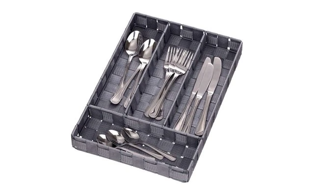 Wenko Besteckkorb Adria Grau 1 Wenko Besteckkorb Adria Grau