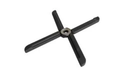 WEDO Topfuntersetzer Schwarz 25 Cm -Camping im Freien 481997 3595702