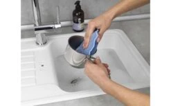 Wenko Mikrofaser Spülschwamm Miko, 2er -Camping im Freien 492293 3508825