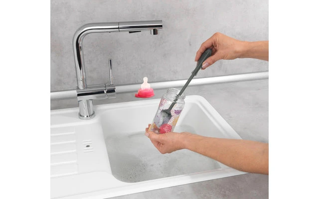 Wenko Silikon Spülbürste 25 Cm Blau 2 Wenko Silikon Spülbürste 25 Cm Blau – Bild 2