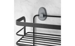 Metaltex Origin LAVA Safefix Haken 2 Stück Schwarz