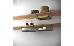 Metaltex Kanguro LAVA Schrankkorb Schwarz -Camping im Freien 497477 3346556