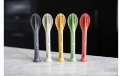 Koziol Klikk Pocket Besteck-Set 3-teilig Nature Wood -Camping im Freien 502955 3431277