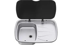 Thetford Argent Sink Spülbecken Links 9,6 Liter