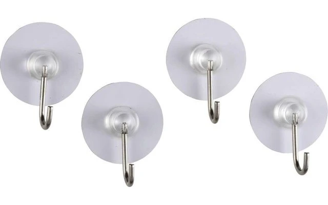 Wenko Static-Loc Nickelhaken Wandhaken Weiß 4er Set 5 Wenko Static-Loc Nickelhaken Wandhaken Weiß 4er Set – Bild 5