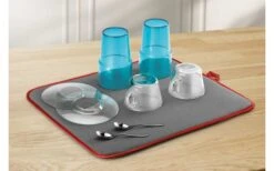 Metaltex Softex Microfaser Abtropfmatte Anthrazit -Camping im Freien 526604 3422747 2