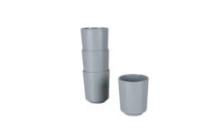 Bo-Camp Industrial Patom Tellerset 16 Teilig Light Grey -Camping im Freien 531213 3470709