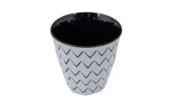 Bo-Camp Tableware Mix And Match Essgeschirr 16 Teilig Schwarz/weiß -Camping im Freien 541939 3531772