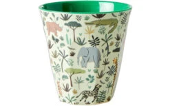 Rice Medium Melamin Becher Multi 6 Teilig Blau Mit Motiven -Camping im Freien 556882 3603827