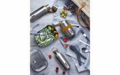 Black+Blum Black And Blum Food Flask Thermobecher 400 Ml Ozean -Camping im Freien 603087 4340167 2