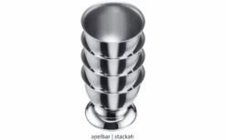 Westmark 4 Eierbecher Mit Fuß Edelstahl -Camping im Freien 613651 4441607