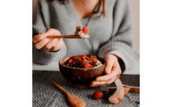 Chinchilla Kokosnussschalen Mit Löffel Und Halterung 2er-Set -Camping im Freien 636863 4445195