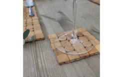 Westmark Mosaik Bambus Untersetzer 4 Stück 10 X 10 Cm