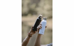 Rebel Outdoor Isolierflasche Aus Edelstahl 600 Ml Schwarz -Camping im Freien 668397 4580025 1