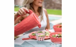 Koziol Club Pitcher Superglas Kanne Mit Deckel 1,5 Liter Nature Wood -Camping im Freien 692201 4744868