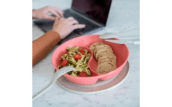 Koziol Connect Separee Menüteller Mit Deckel 1,5 Liter Nature Coral -Camping im Freien 731750 4917074