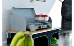 Berger 2-flammiger Gaskocher Silber, Grau 4,6 Kw Ohne Zündsicherung -Camping im Freien 797762 5231432