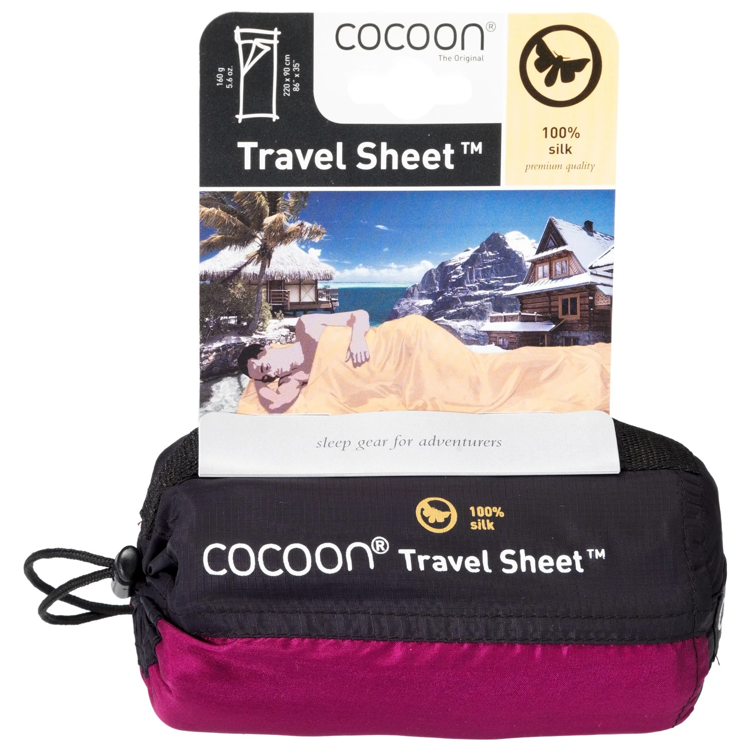 Cocoon TravelSheet Silk - Reiseschlafsack 2 Cocoon TravelSheet Silk - Reiseschlafsack – Bild 2