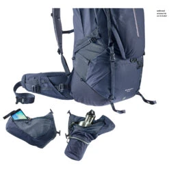 Deuter Aircontact X 60+15 - Trekkingrucksack -Camping im Freien deuter aircontact x 60 15 trekkingrucksack detail 10