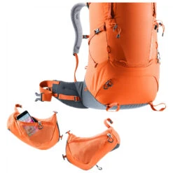 Deuter Women's Aircontact Core 55+10 SL - Trekkingrucksack -Camping im Freien deuter womens aircontact core 55 10 sl trekkingrucksack detail 6