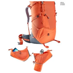 Deuter Women's Aircontact Core 65+10 SL - Trekkingrucksack -Camping im Freien deuter womens aircontact core 65 10 sl trekkingrucksack detail 10