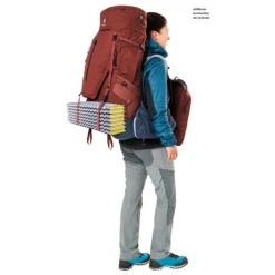 Deuter Women's Aircontact X 70+15 SL - Trekkingrucksack -Camping im Freien deuter womens aircontact x 70 15 sl trekkingrucksack detail 12