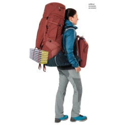 Deuter Women's Aircontact X 80+15 SL - Trekkingrucksack -Camping im Freien deuter womens aircontact x 80 15 sl trekkingrucksack detail 12