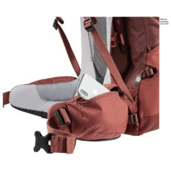 Deuter Women's Futura Air Trek 55+10 SL - Trekkingrucksack -Camping im Freien deuter womens futura air trek 55 10 sl trekkingrucksack detail 8