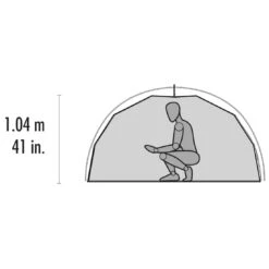 MSR Elixir 3 - 3-Personen Zelt -Camping im Freien msr elixir 3 3 personen zelt bf detail 7