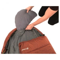 Outwell Canella Lux - Kunstfaserschlafsack -Camping im Freien outwell canella lux kunstfaserschlafsack detail 7