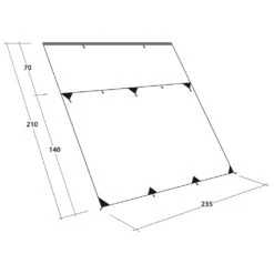 Outwell Hillcrest Tarp - Tarp 12 Outwell Hillcrest Tarp - Tarp -Camping im Freien outwell hillcrest tarp tarp detail 6