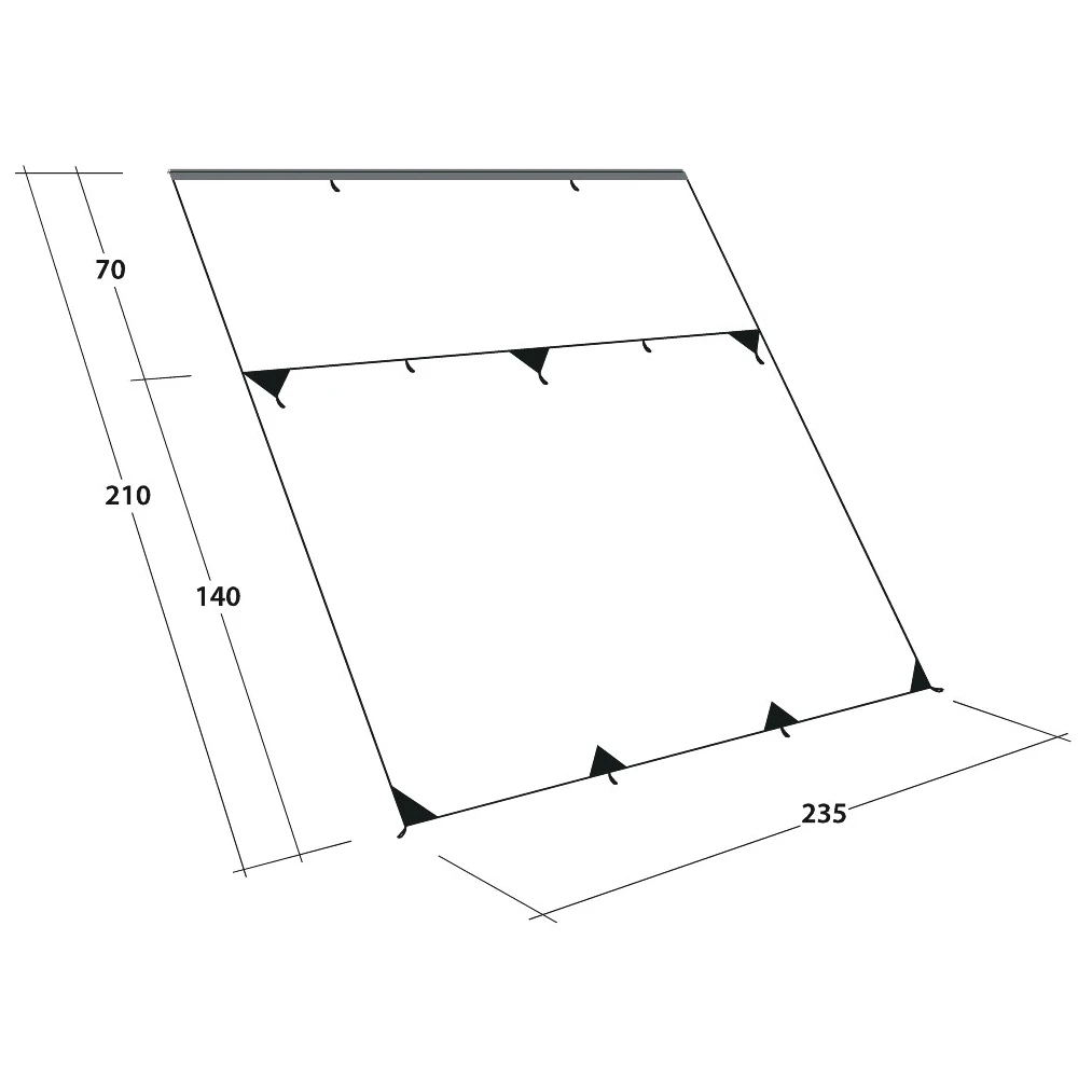 Outwell Hillcrest Tarp - Tarp 6 Outwell Hillcrest Tarp - Tarp – Bild 6