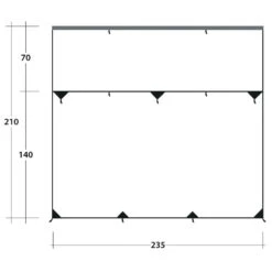 Outwell Hillcrest Tarp - Tarp 13 Outwell Hillcrest Tarp - Tarp -Camping im Freien outwell hillcrest tarp tarp detail 7