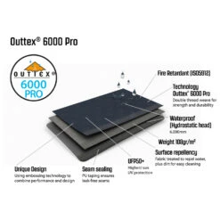 Outwell Nevada 5PE - 5-6 Personen Zelt -Camping im Freien outwell nevada 5pe 5 6 personen zelt detail 7