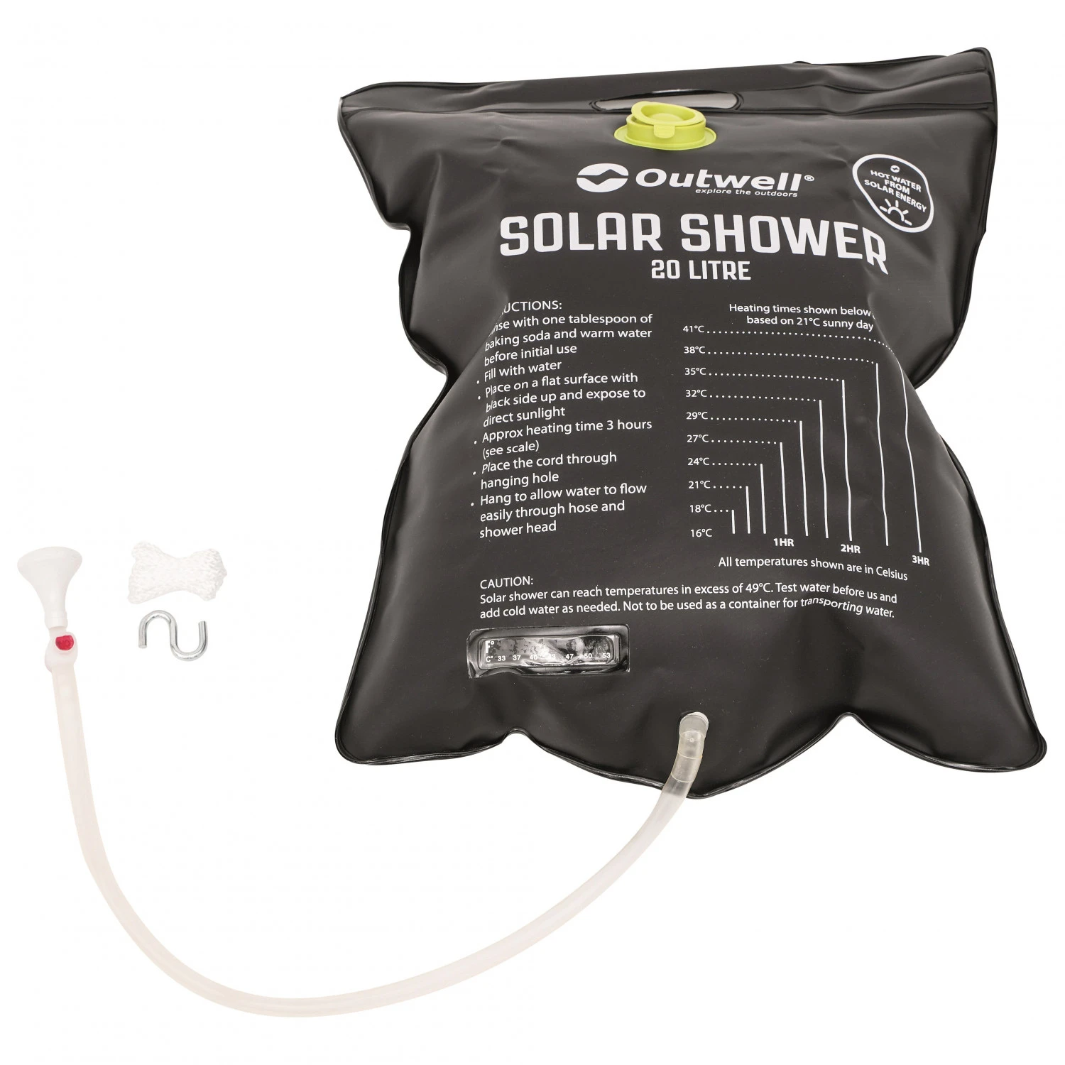Outwell Solar Shower - Campingdusche 1 Outwell Solar Shower - Campingdusche
