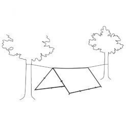 Robens Tarp 4 X 4 Trail Range - Tarp -Camping im Freien robens tarp 4 x 4 trail range tarp detail 6