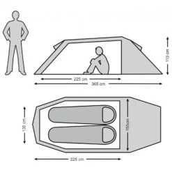Stoic AdakSt. II 2P - 2-Personen Zelt -Camping im Freien stoic adakst ii 2p 2 personen zelt detail 12