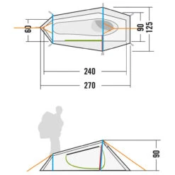Tatonka Koli - 1-Personen Zelt -Camping im Freien tatonka koli 1 personen zelt detail 4