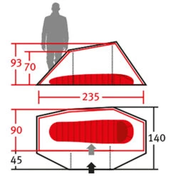 Wechsel Aurora 1 - 1-Personen Zelt -Camping im Freien wechsel aurora 1 1 personen zelt detail 5